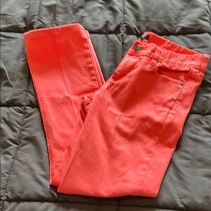 J Crew Women's Coral Matchstick Jeans